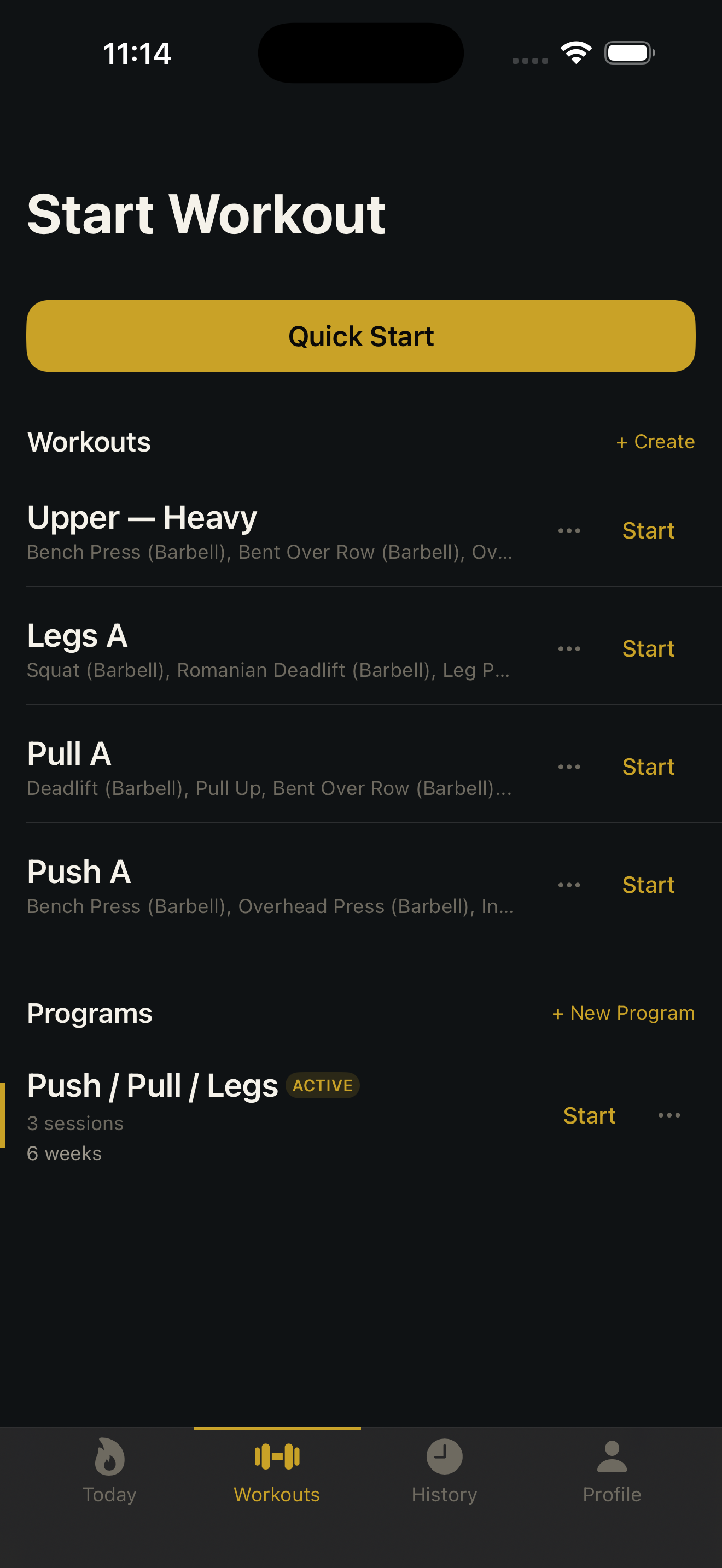 Program template